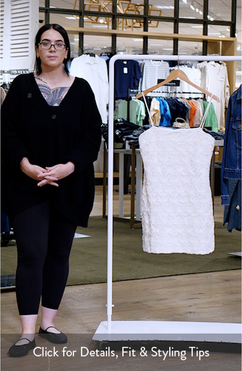 3D Floral Minidress, sales video thumbnail