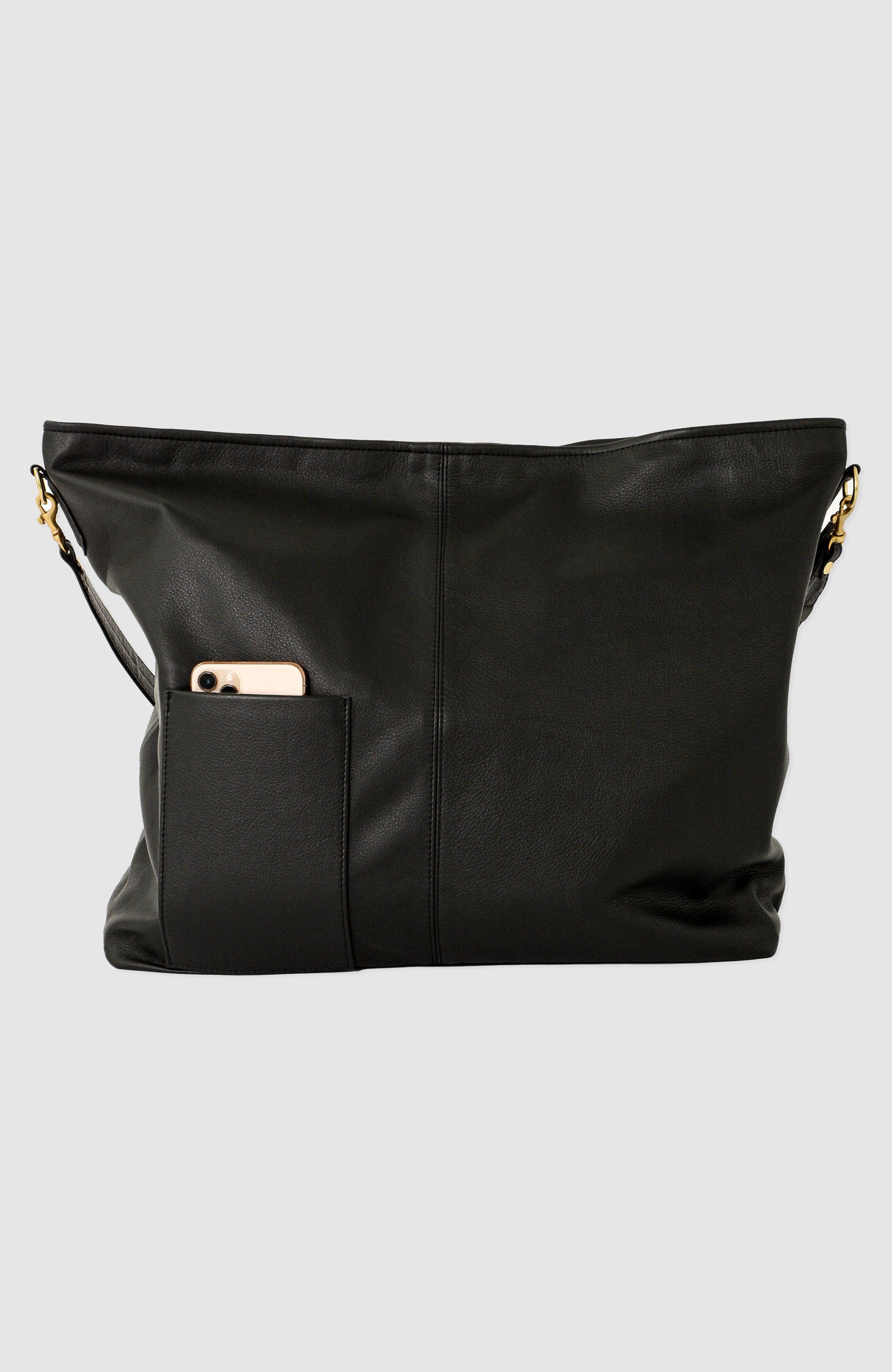 TAH Charlee Oversized Slouchy Tote, Alternate, color, Black