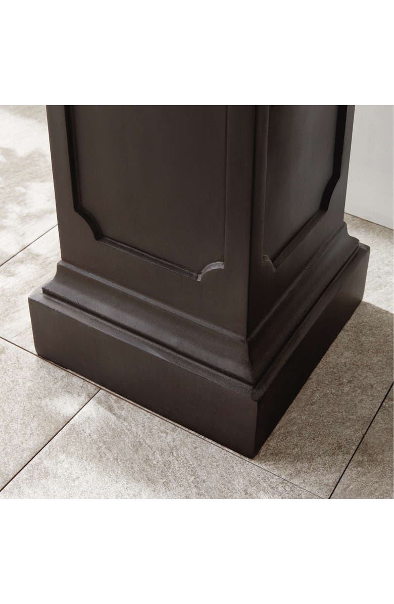 Napa Home & Garden Fibreclay Chambers Pedestal Short, Alternate, color, Black