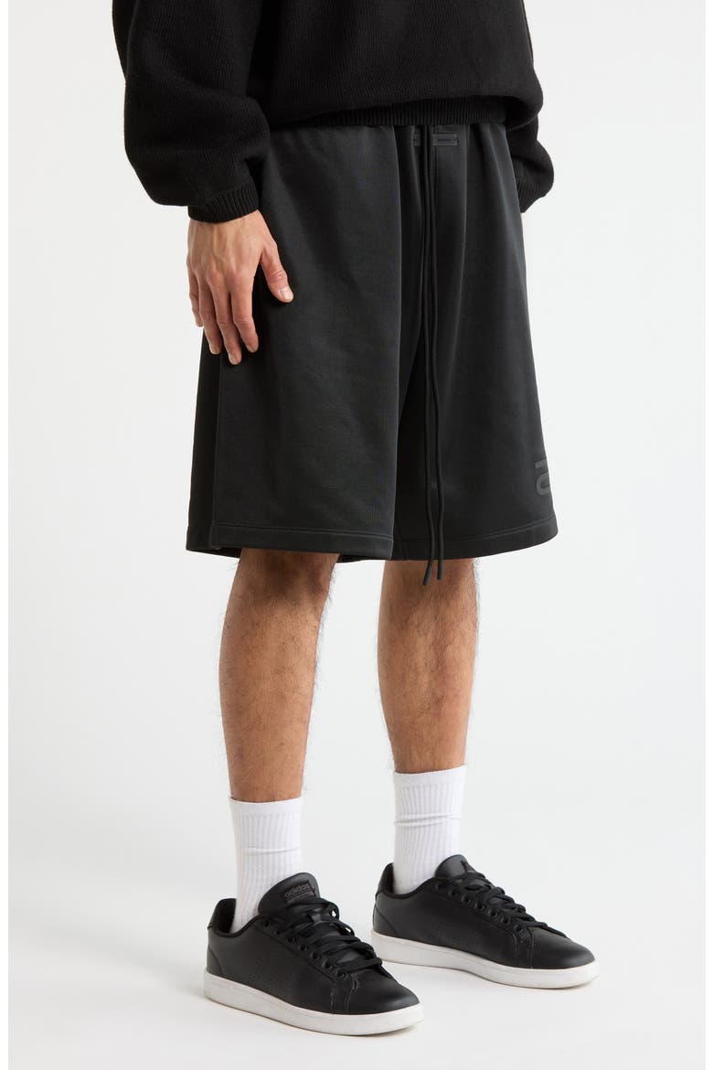 Relaxed Sweat Shorts, Alternate, color, VINTAGE BLACK