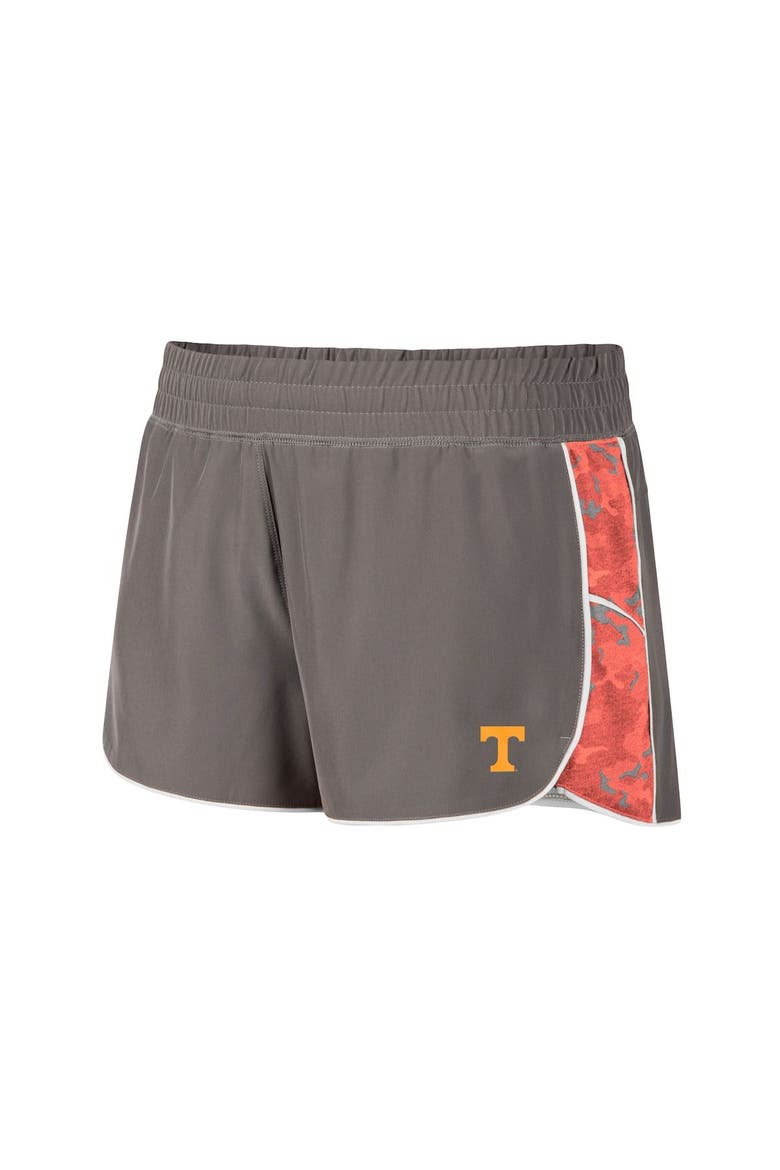 Women's Colosseum Gray/Tennessee Orange Tennessee Volunteers Pamela Lined Shorts, Alternate, color, Gray