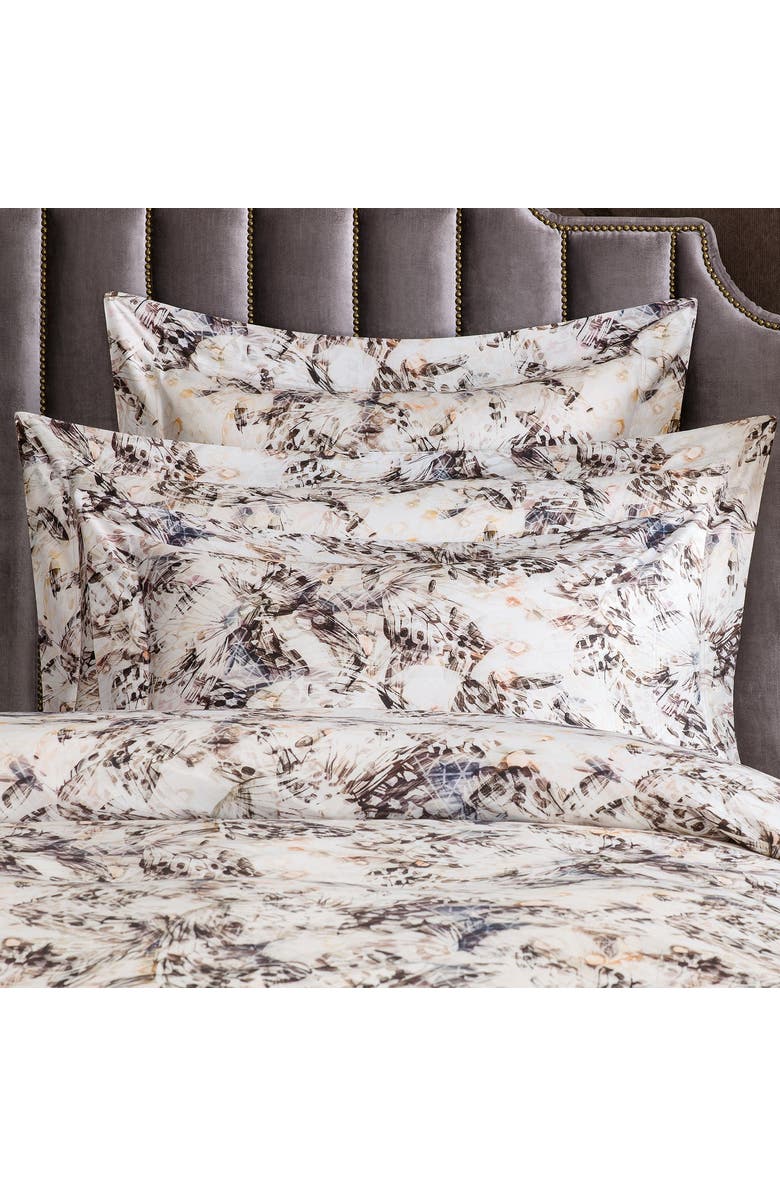 Togas Maraya Pillowcase, Main, color, Brown