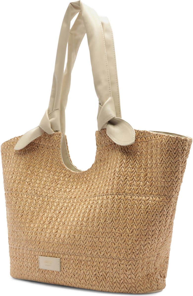 Arezzo Large Carmela Shopper Bag, Alternate, color, Natural/ Panacota