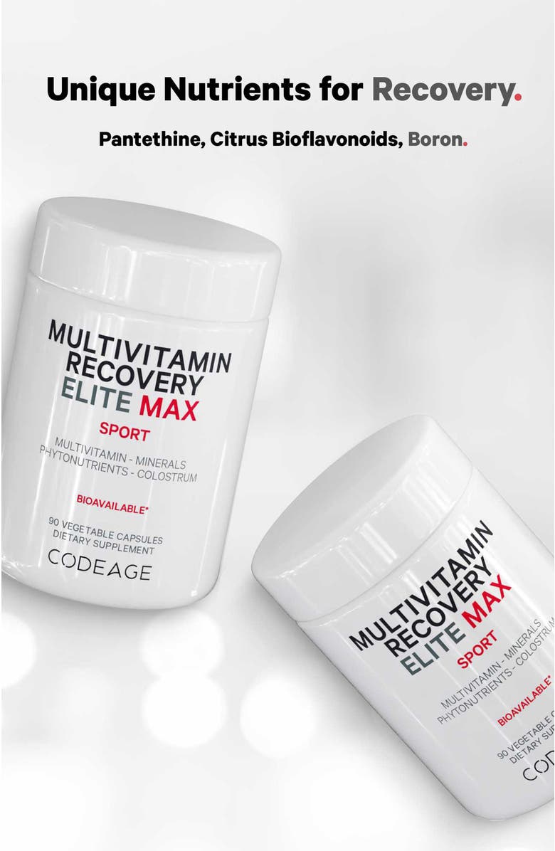 Codeage Multivitamin Recovery - Vitamins & Minerals Supplement, Alternate, color, White