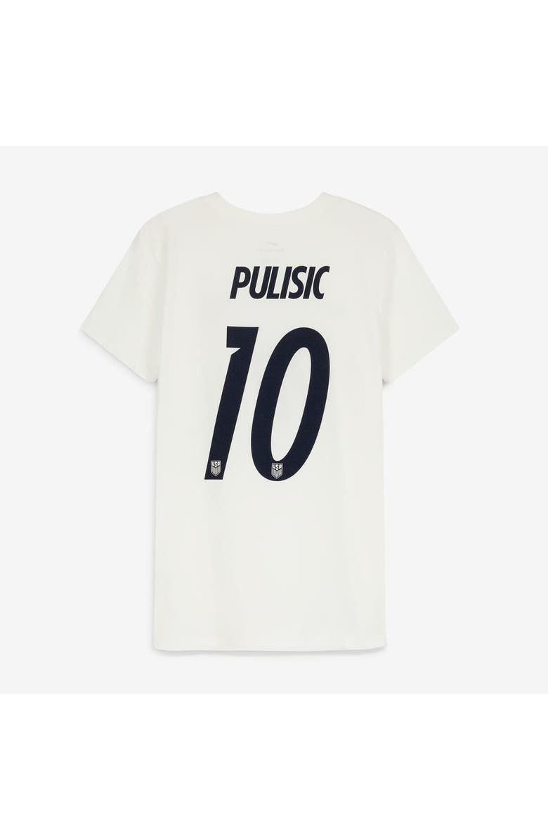 Nike Women's Nike Christian Pulisic Cream USMNT Home Name & Number T-Shirt, Alternate, color, Cream