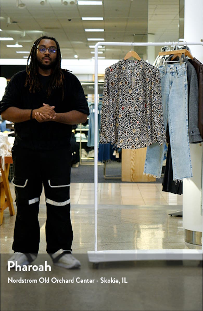 Spotted Dots V-Neck Top, sales video thumbnail