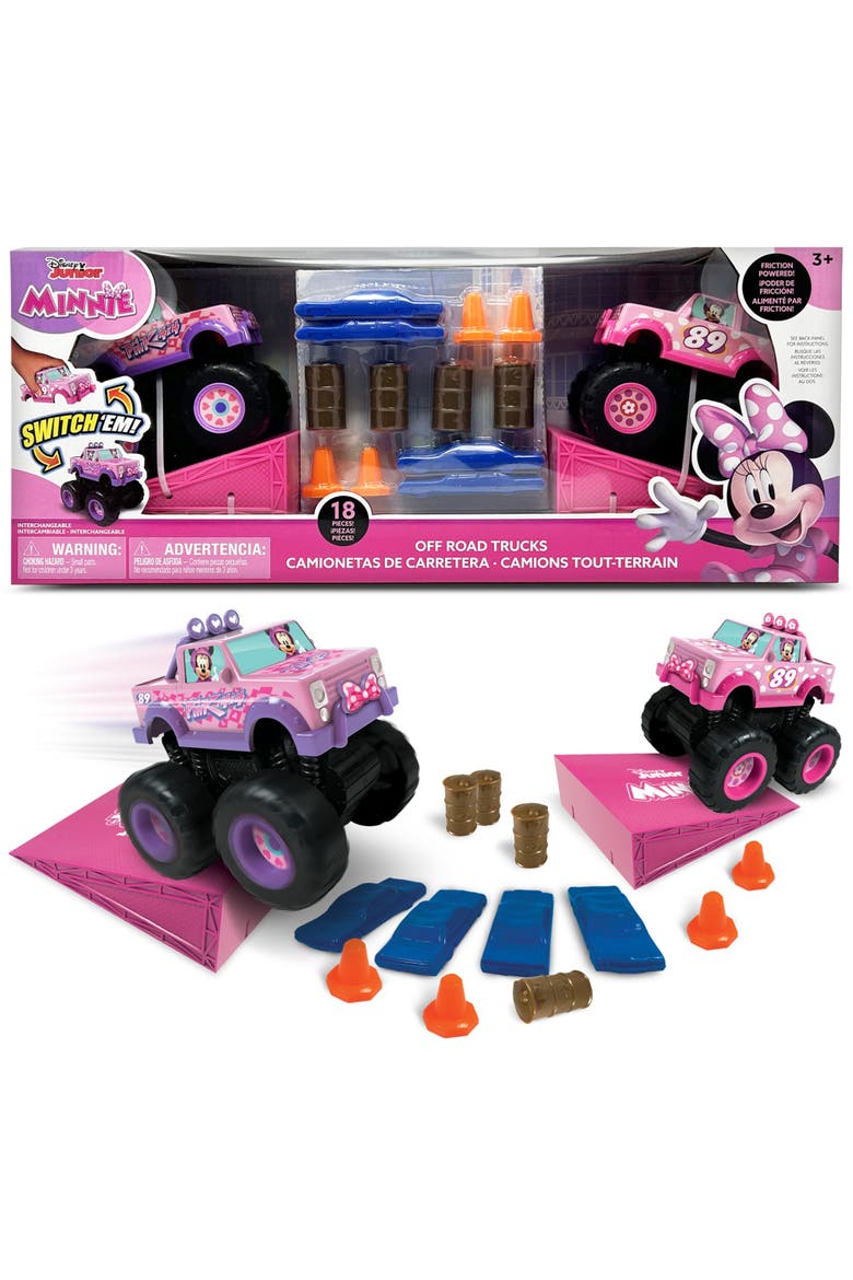 Minnie 18 Pc Offroad Monster Truck Playset, Alternate, color, Multicolored