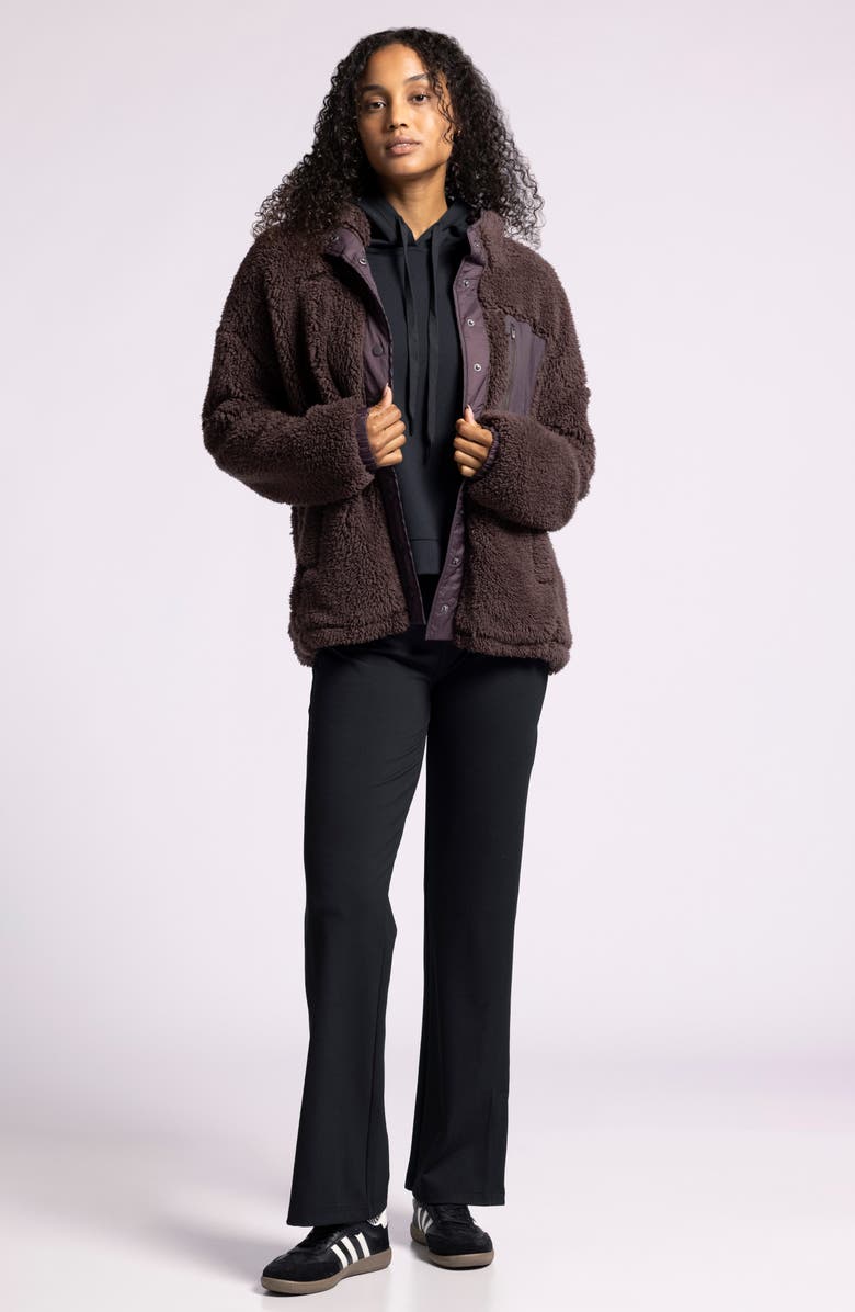 Thread & Supply Kimble Fleece Jacket, Alternate, color, Raisin