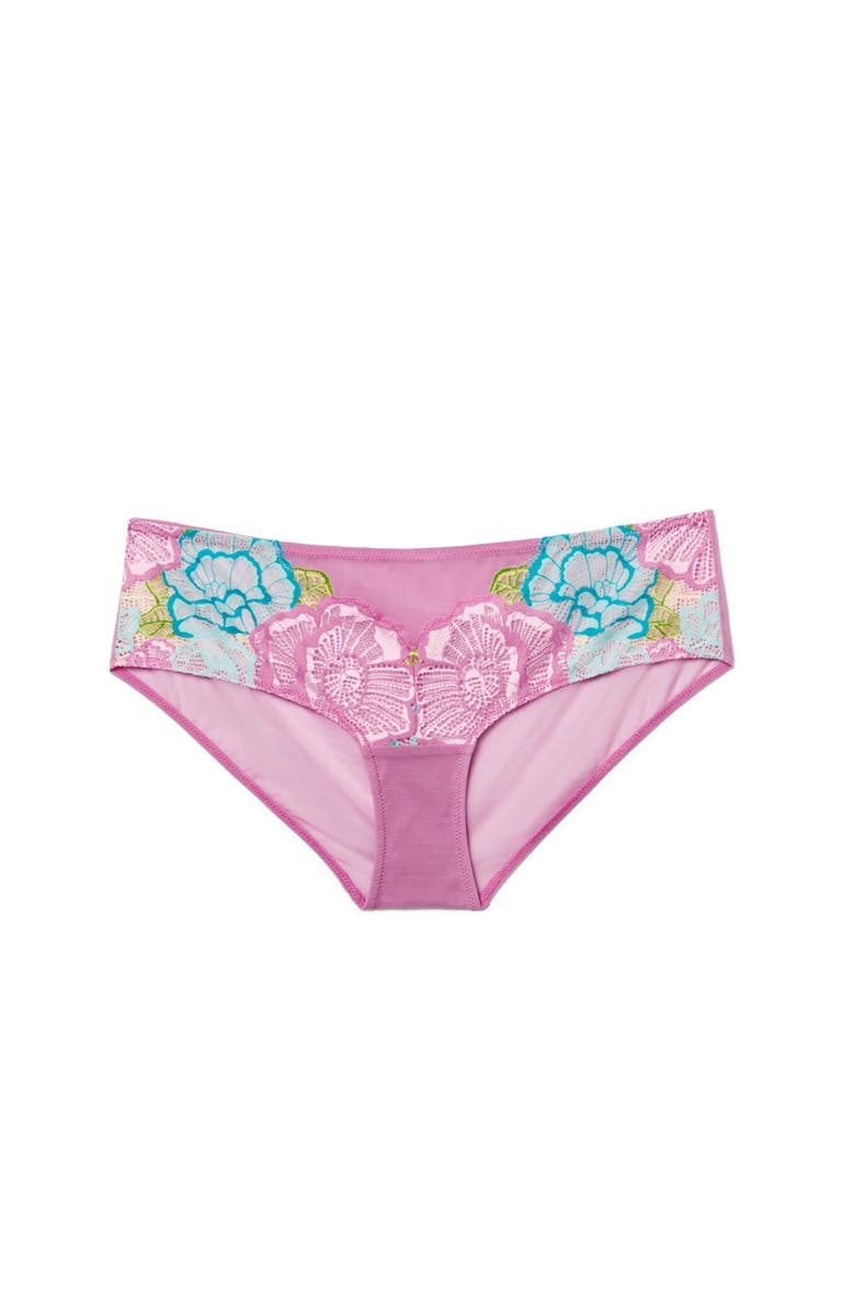 Adore Me Colete Hipster Panties, Alternate, color, Floral Pink