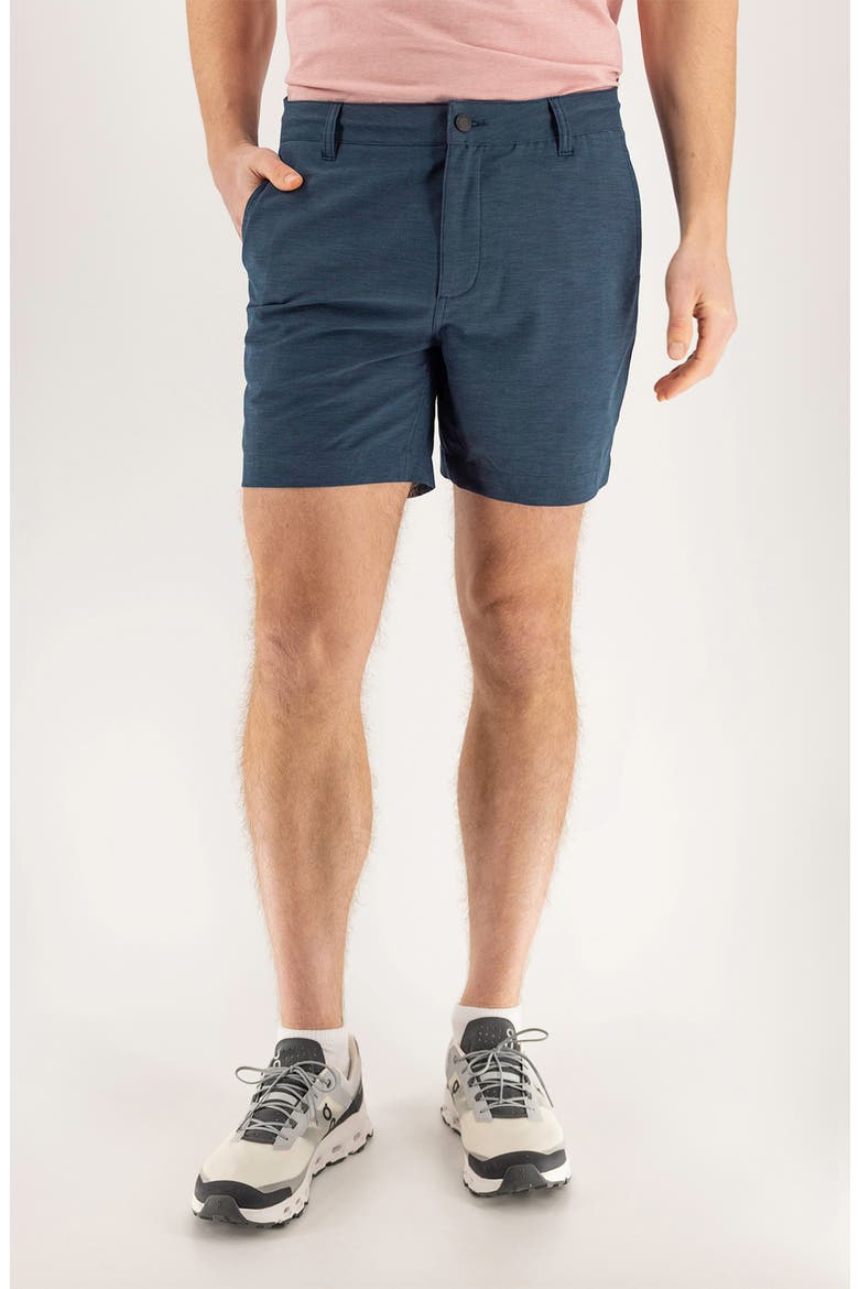 6-Inch Hybrid Chino Shorts, Main, color, NAVY BLAZER