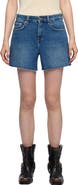 7 For All Mankind Monroe Long Denim Shorts