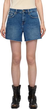 7 For All Mankind Monroe Long Denim Shorts