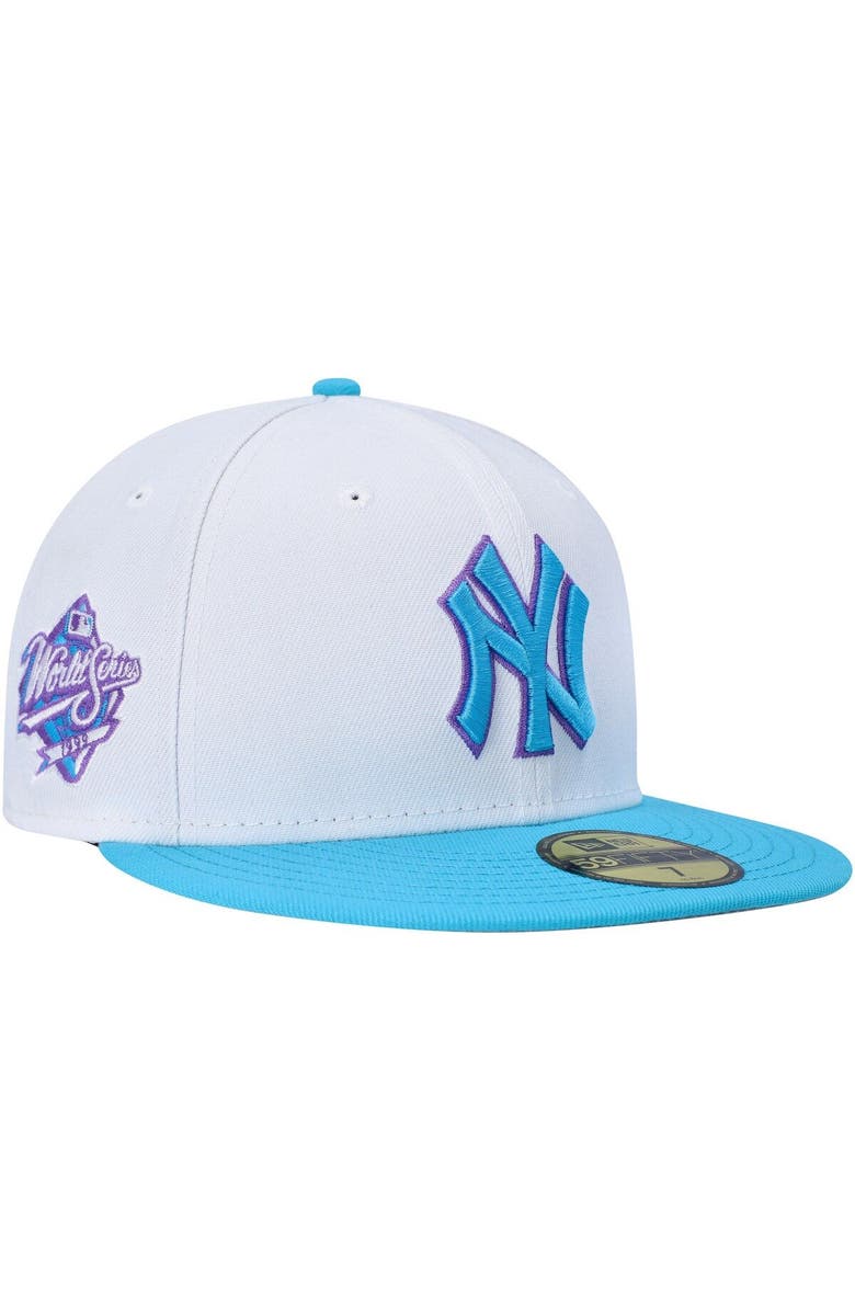 New Era Men's New Era White New York Yankees 1999 World Series Vice 59FIFTY Fitted Hat, Main, color, White