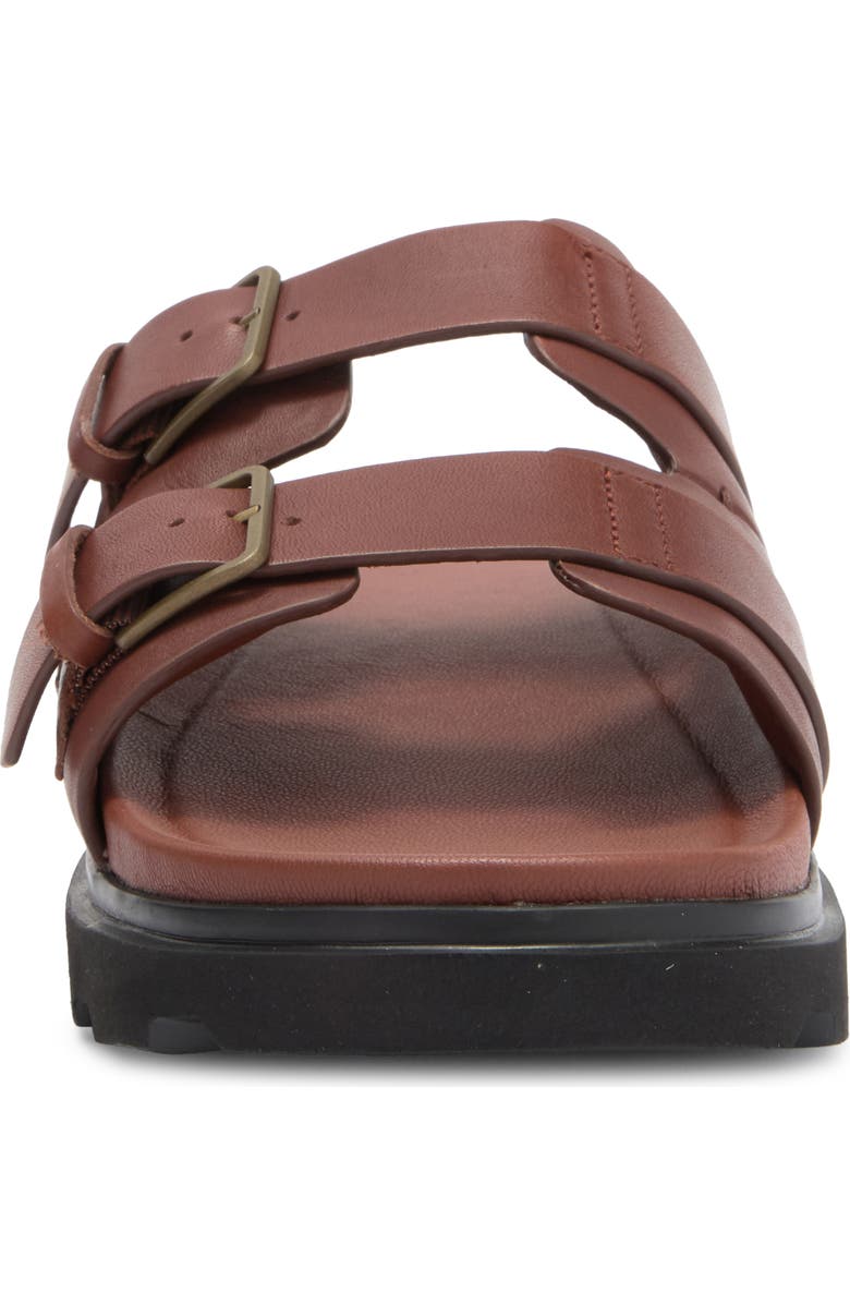 UGG<sup>®</sup> Capitola Buckle Slide Sandal, Alternate, color, Cognac