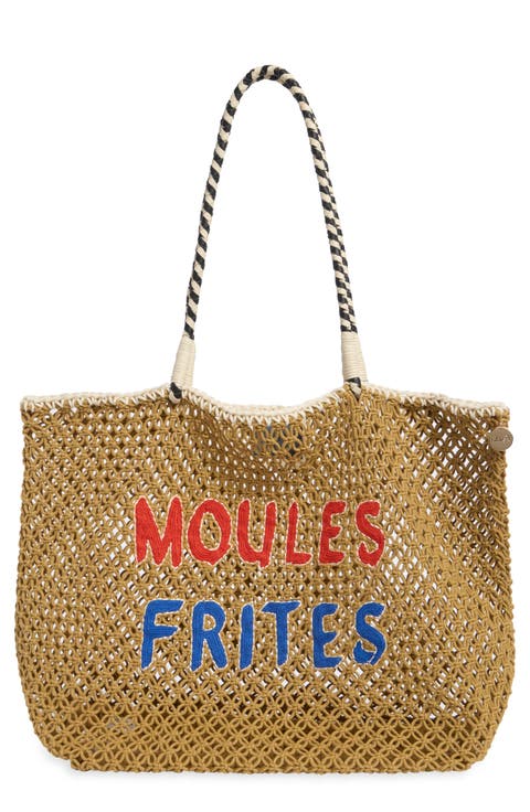 Lété Moules Frites Cotton Crochet Tote