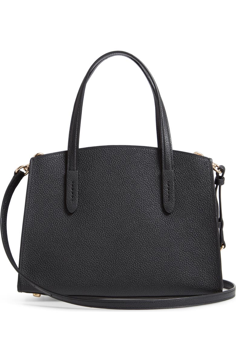 COACH Charlie Leather Tote, Alternate, color,