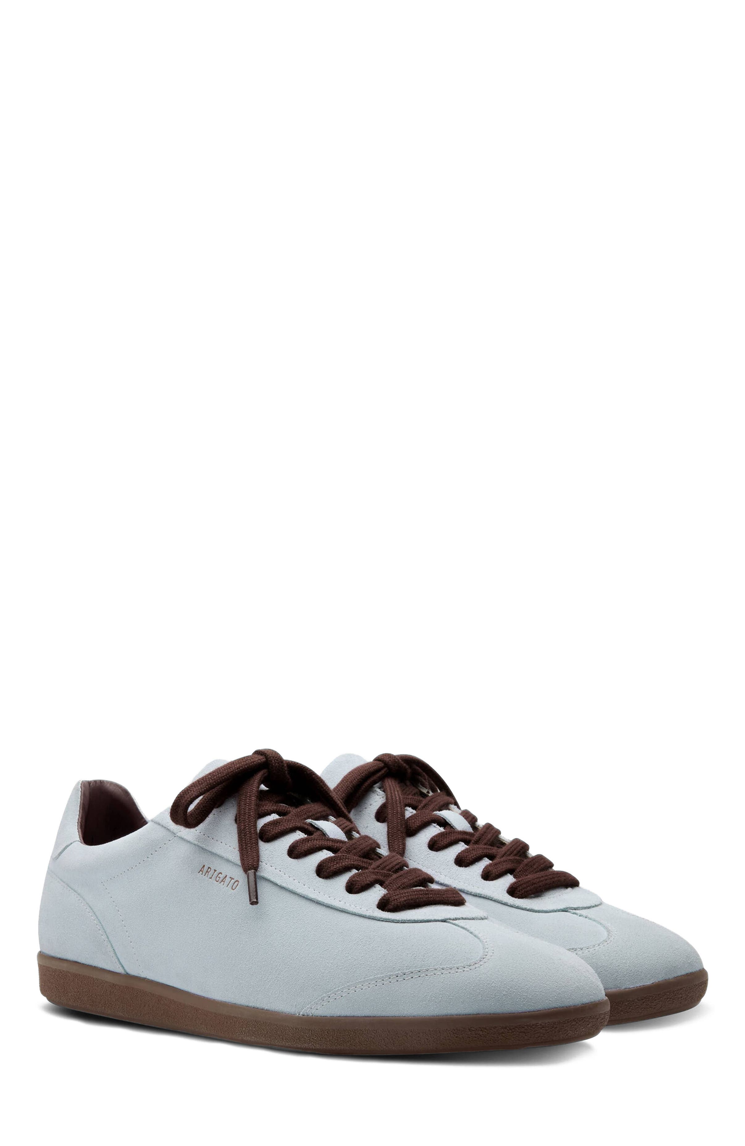 Axel Arigato Zane Suede Sneaker - Men's, Alternate, color, Light Blue/Dark Brown