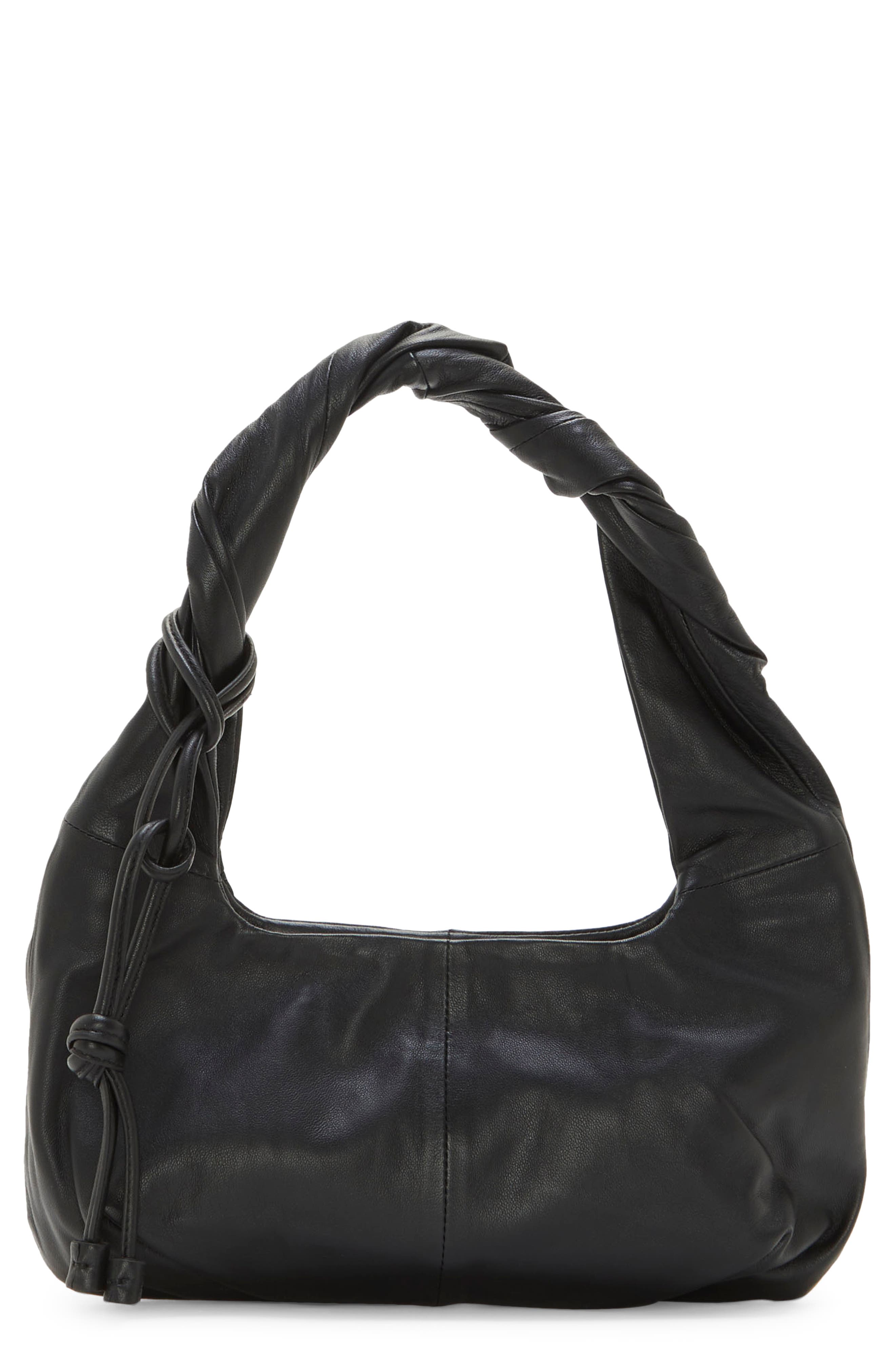 Vince Camuto Evlyn Leather Baguette Bag, Main, color, 