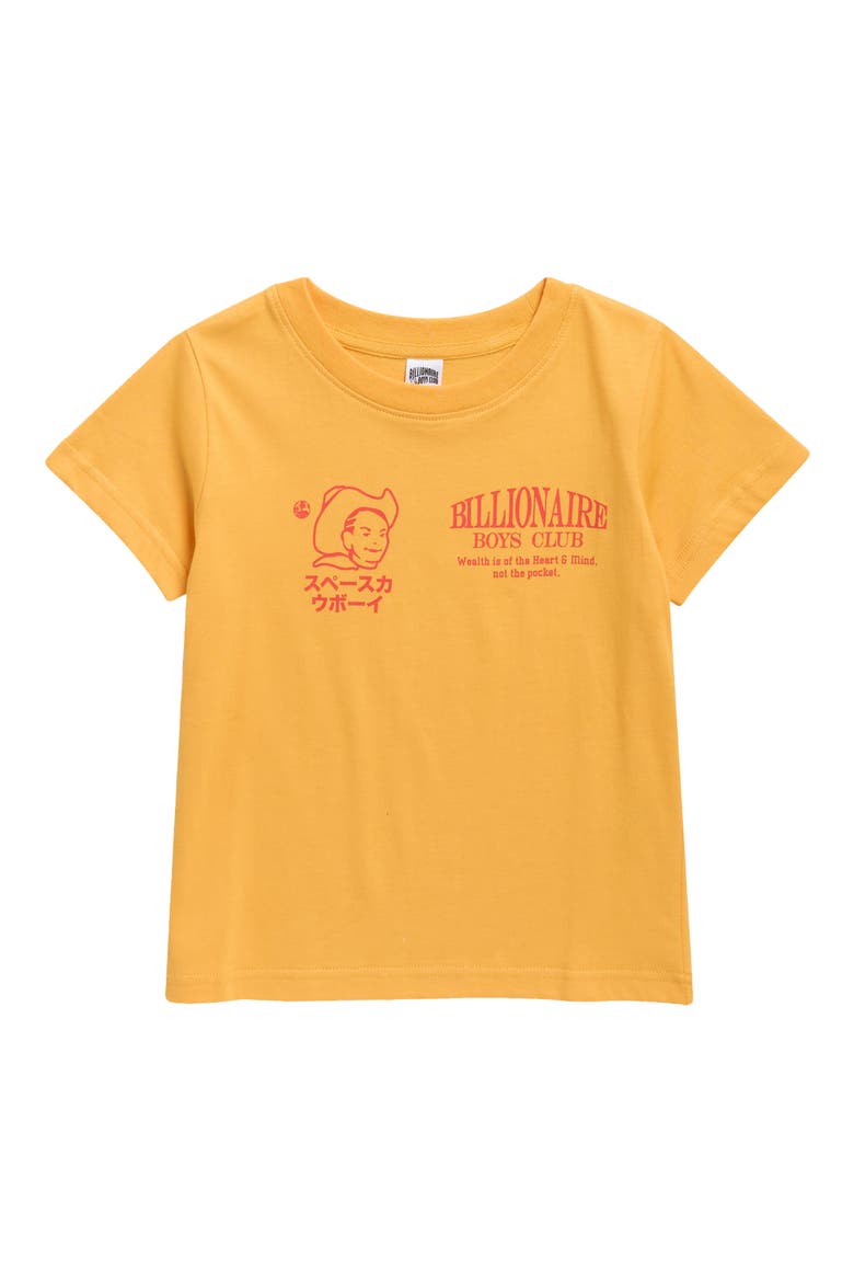 Kids' Space Cowboy Cotton Jersey Graphic T-Shirt, Main, color, MARIGOLD