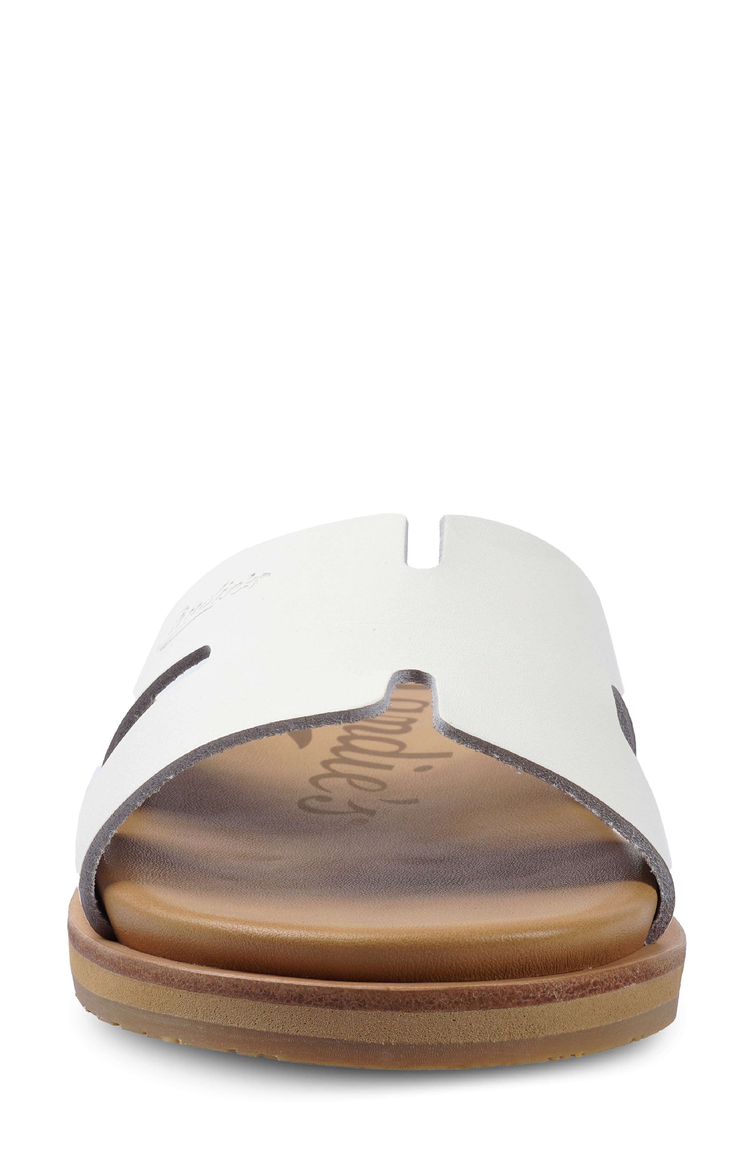 Candie's Mikela Slide Sandal, Alternate, color, White