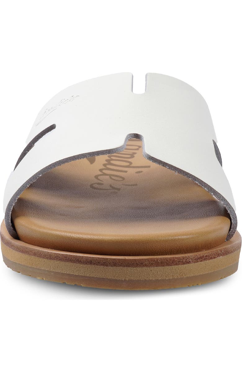 Candie's Mikela Slide Sandal, Alternate, color, White