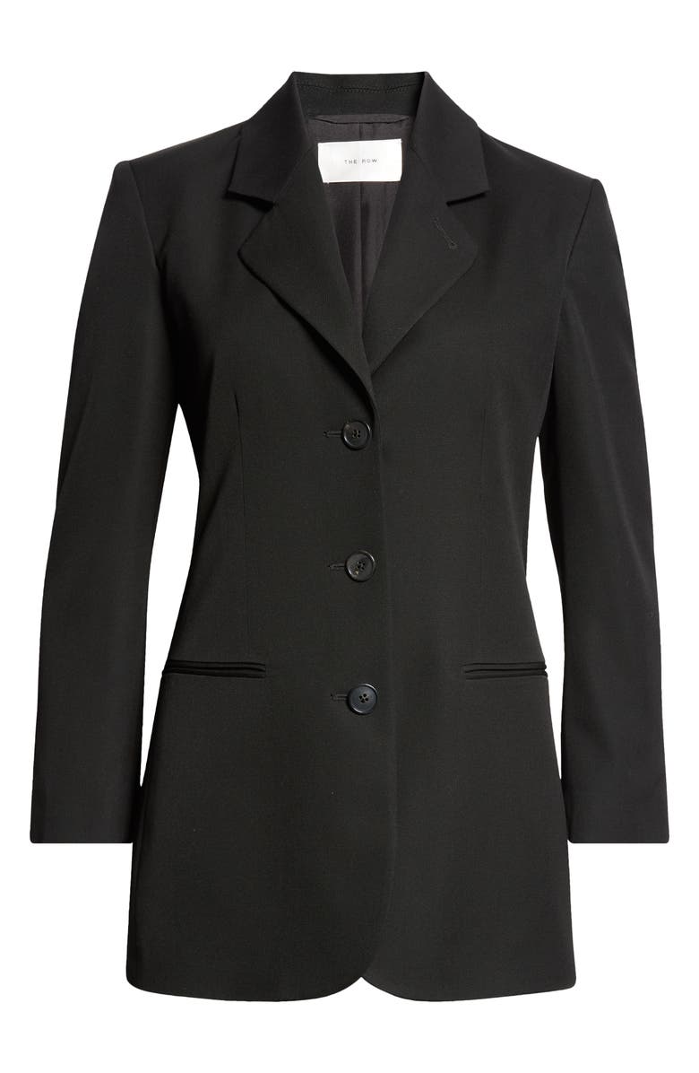 The Row Holbrook Wool Jacket, Main, color, Black