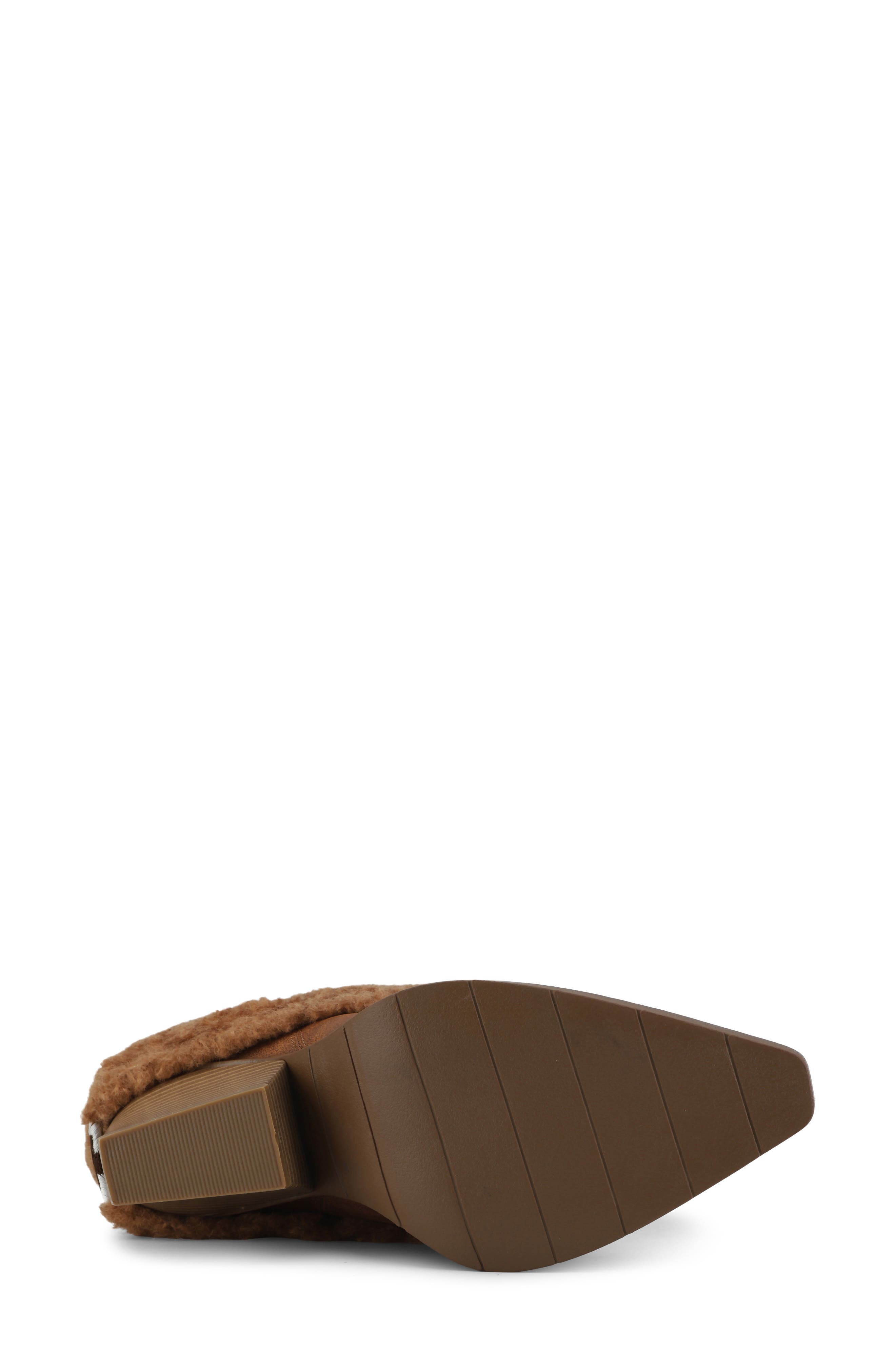 Big Bear Faux Fur Western Boot, Alternate, color, COGNAC