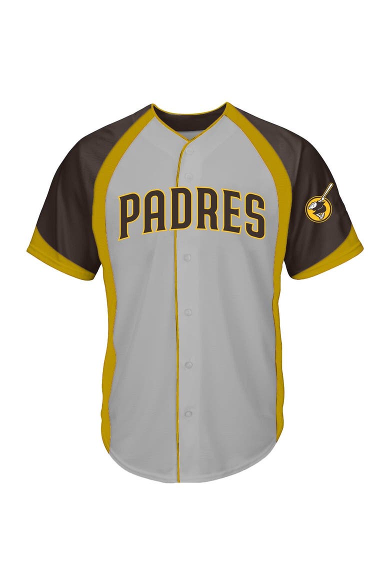 Men's Profile  Gray San Diego Padres Big & Tall Colorblock Team Fashion Jersey, Main, color, Gray