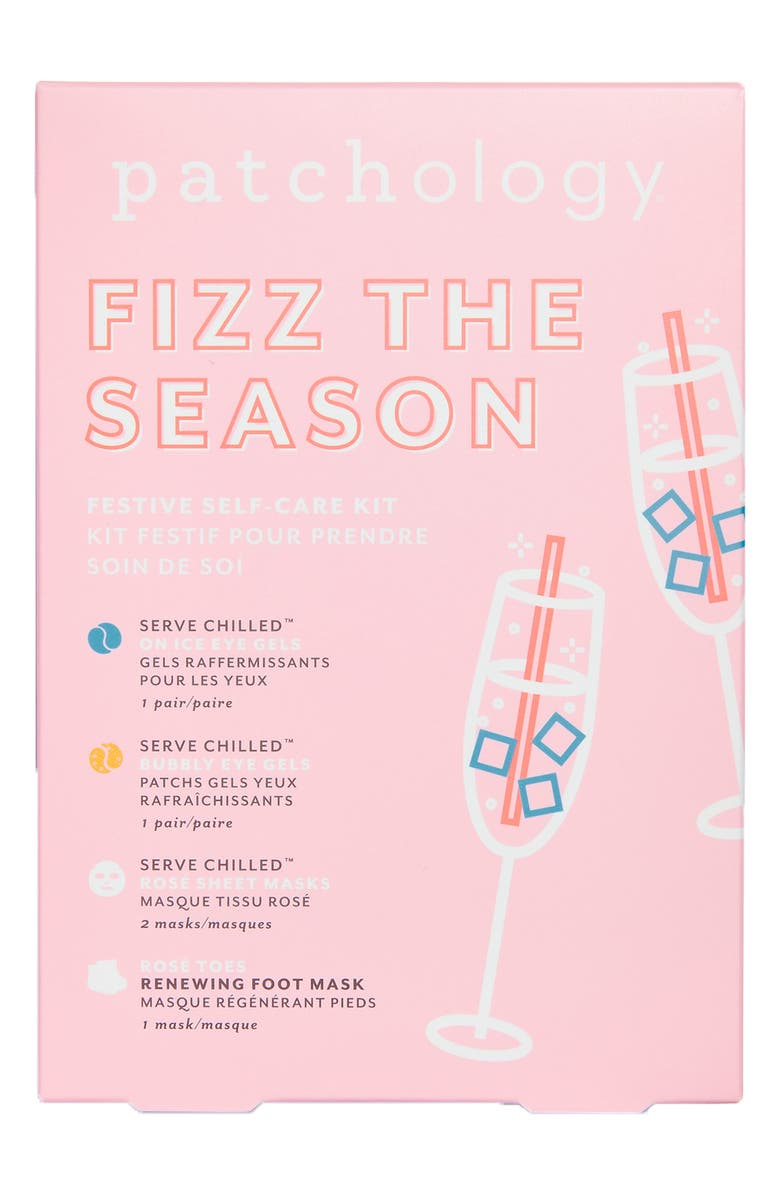 Patchology Fizz the Season Festive Self-Care Set $28 Value, Alternate, color, 