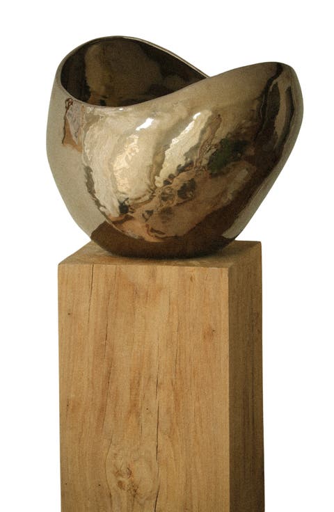 Golden Light Sculpture Candle
