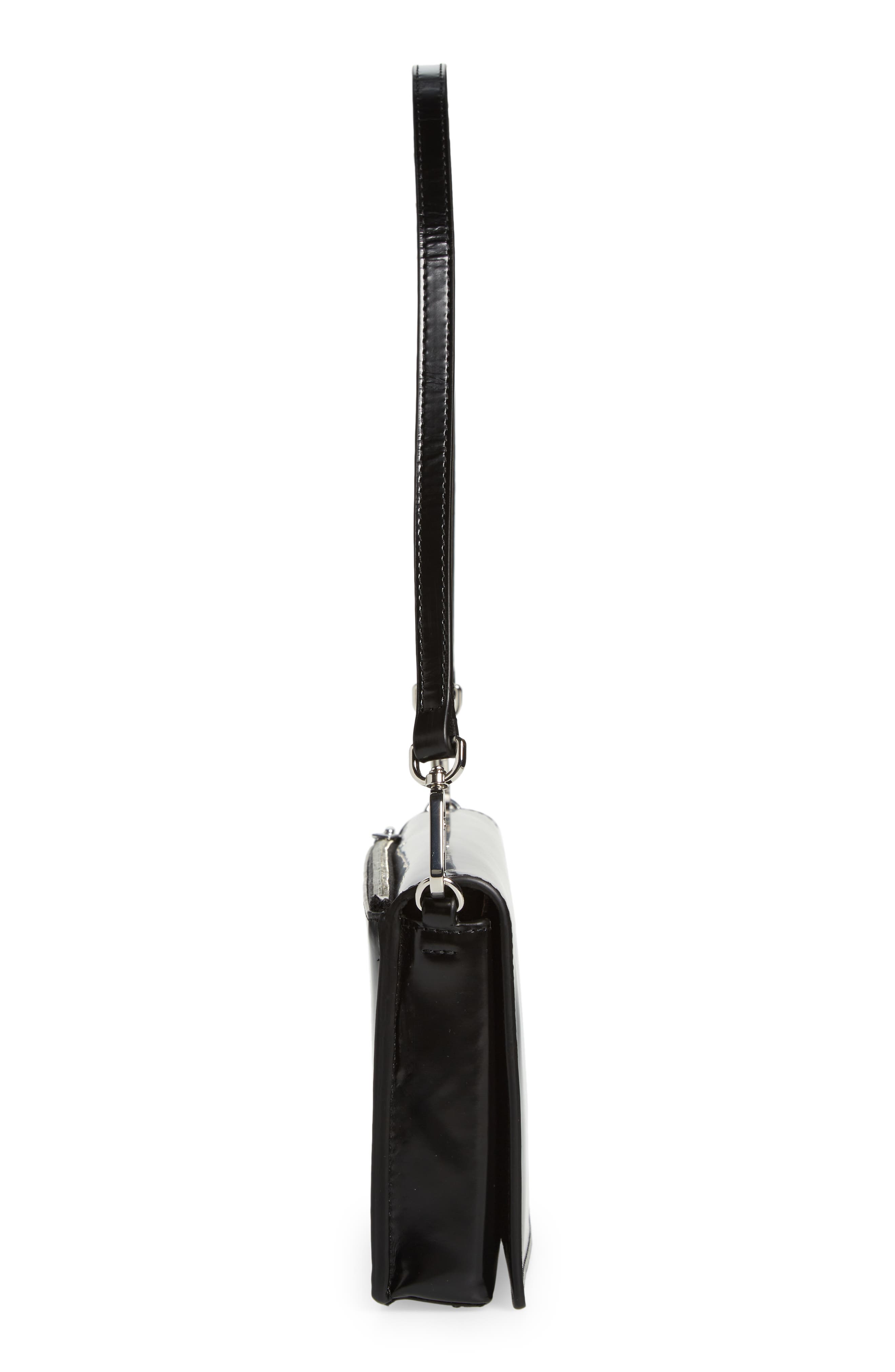 COS Leather Baguette Shoulder Bag, Alternate, color, 