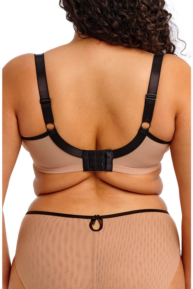 Teagan Full Figure Underwire Plunge Bra, Alternate, color, CAFE AU LAIT