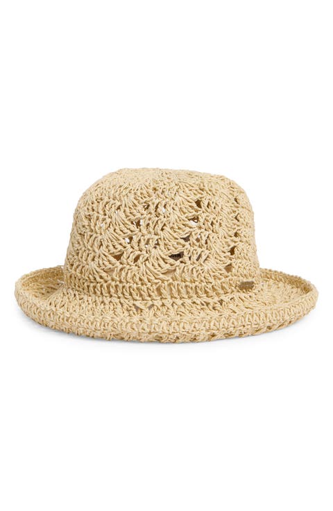 Boho Straw Bucket Hat
