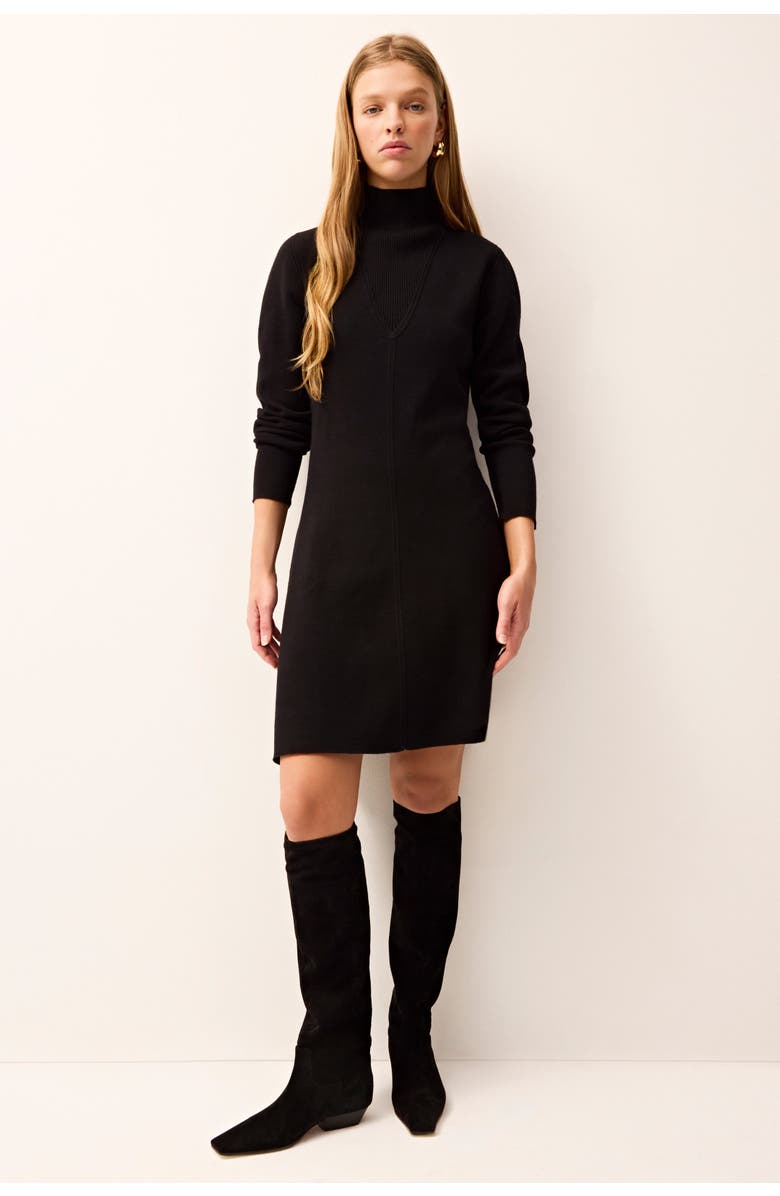 Marie Oliver Brantley Dress, Alternate, color, Black