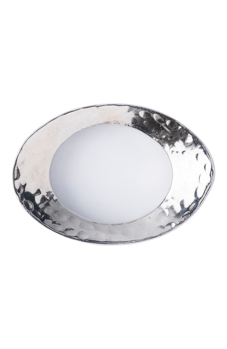 Juliska Puro Napkin Ring, Main, color, Silver