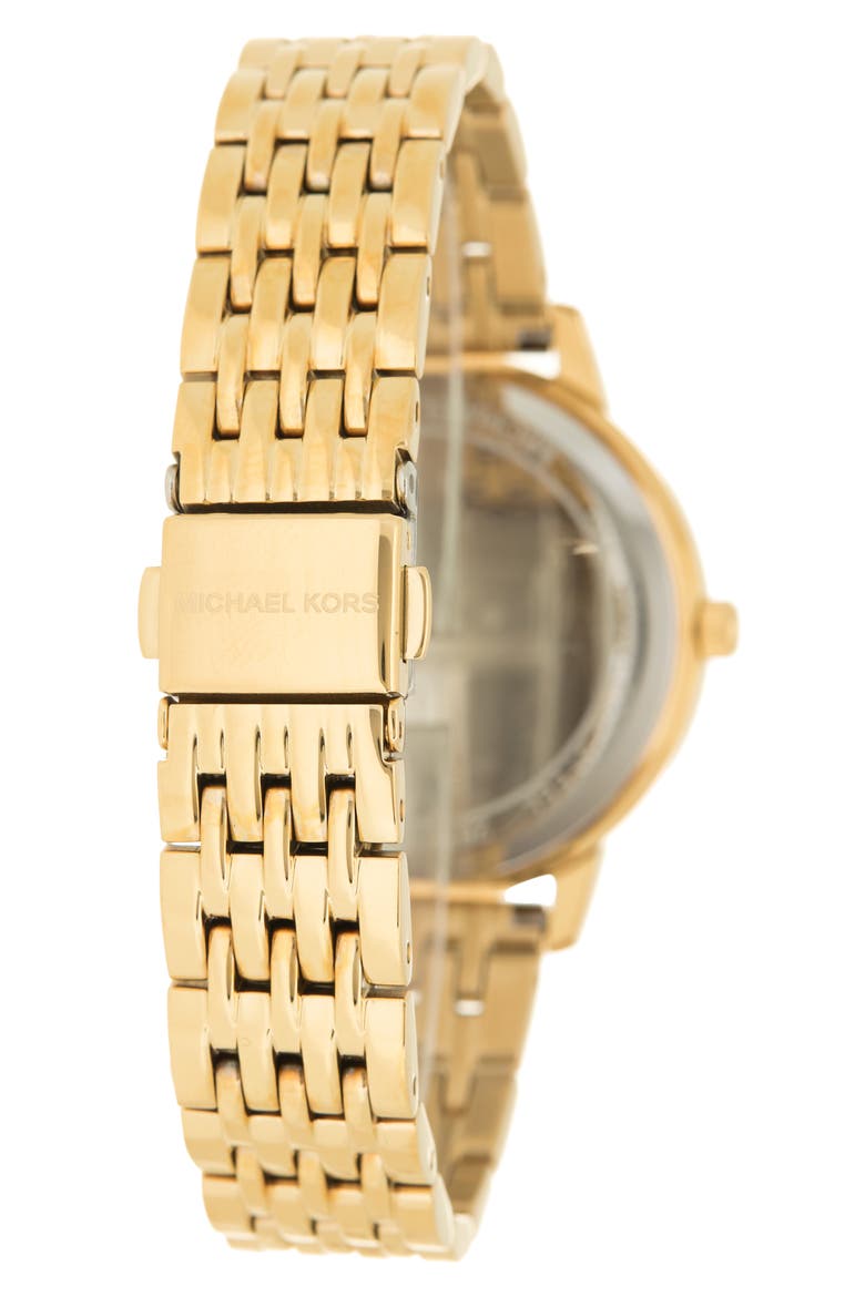 MICHAEL Michael Kors Women's Melissa Three-Hand Gold-Tone Stainless Steel Watch, 36mm, Alternate, color, GOLD