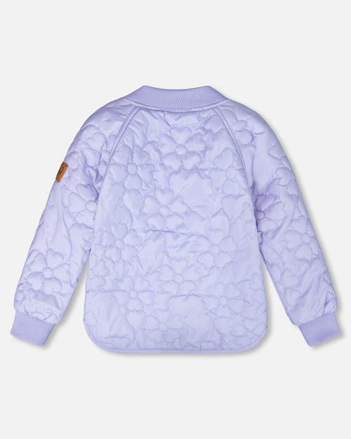 Deux Par Deux Quilted Mid-season Jacket In Multi