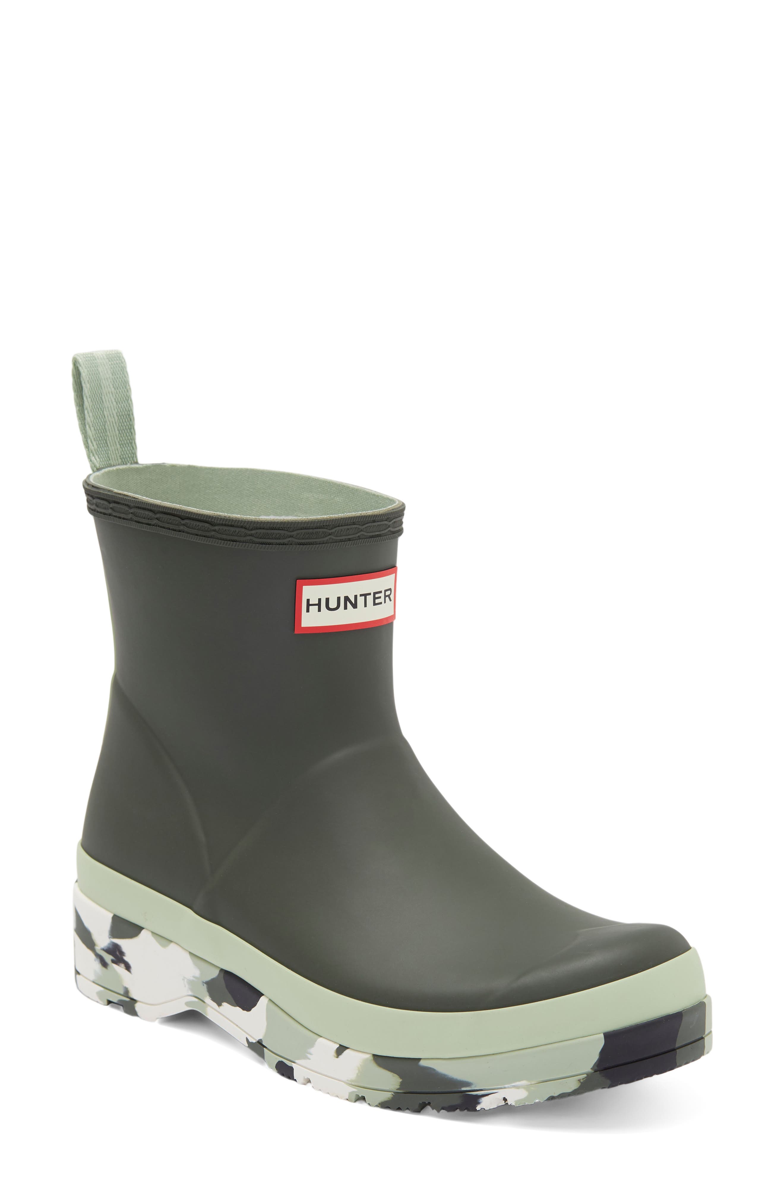 Hunter Play Short Waterproof Color Rain Boot, Main, color, 