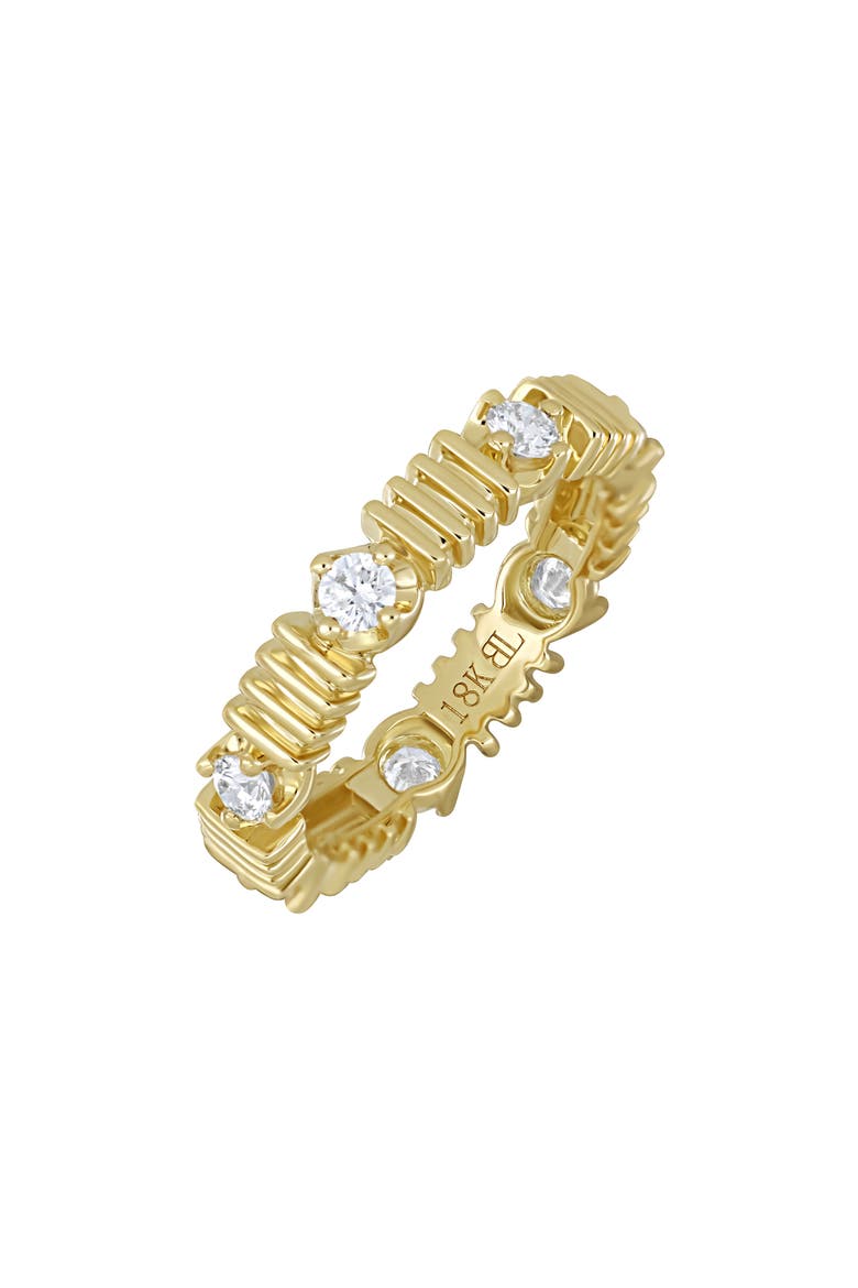 Cleo Stackable Diamond Band Ring, Main, color, 18K YELLOW GOLD