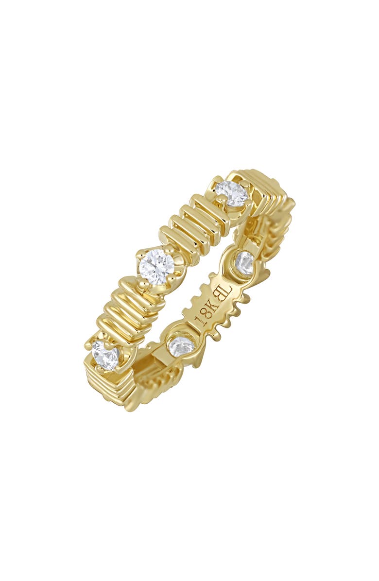 Bony Levy Cleo Stackable Diamond Band Ring, Main, color, 18K Yellow Gold