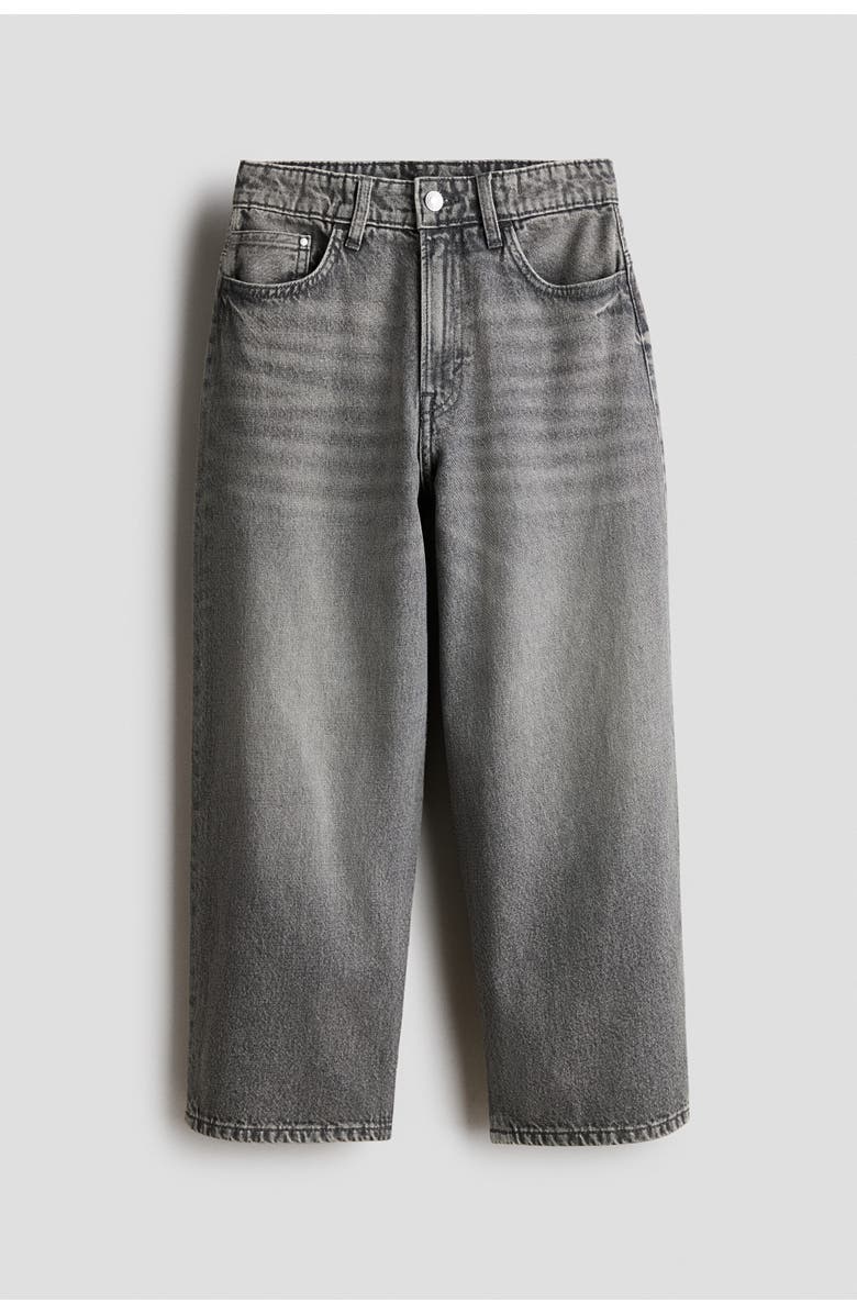 H&M Super Baggy Jeans, Main, color, Denim Gray