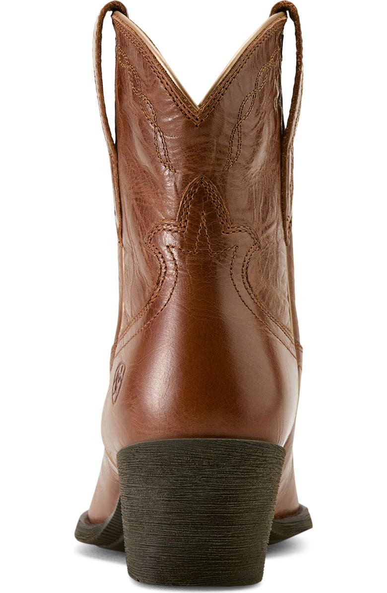Ariat Maggie J Toe Short Western Boot, Alternate, color, Aged Sienna