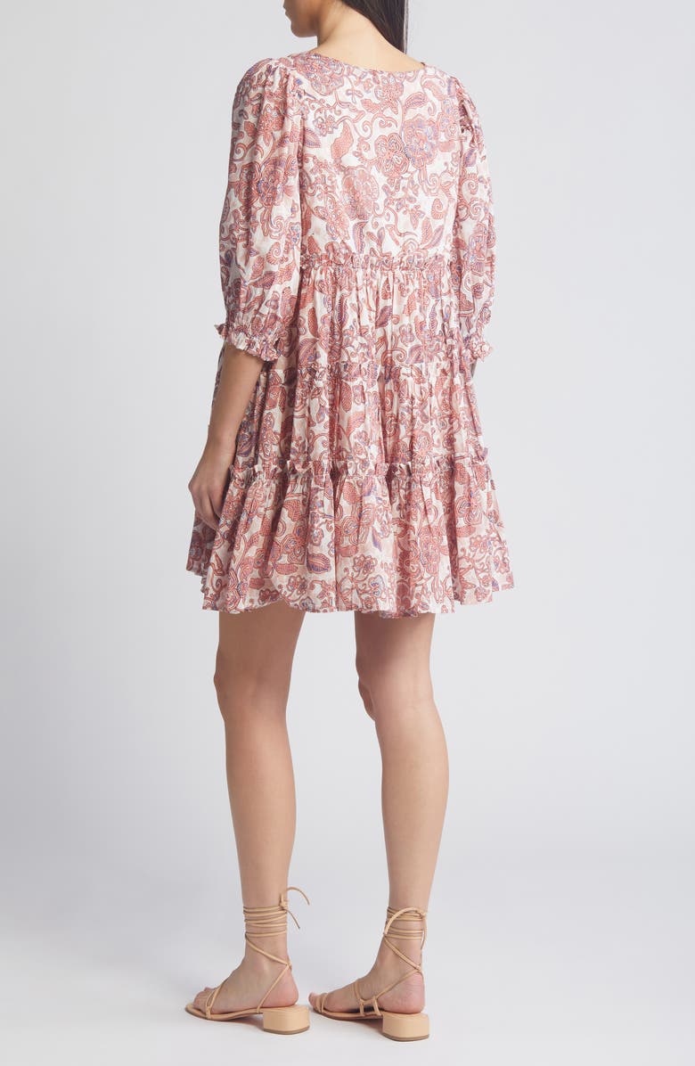 Cleobella Lavinia Organic Cotton Voile Minidress, Alternate, color,