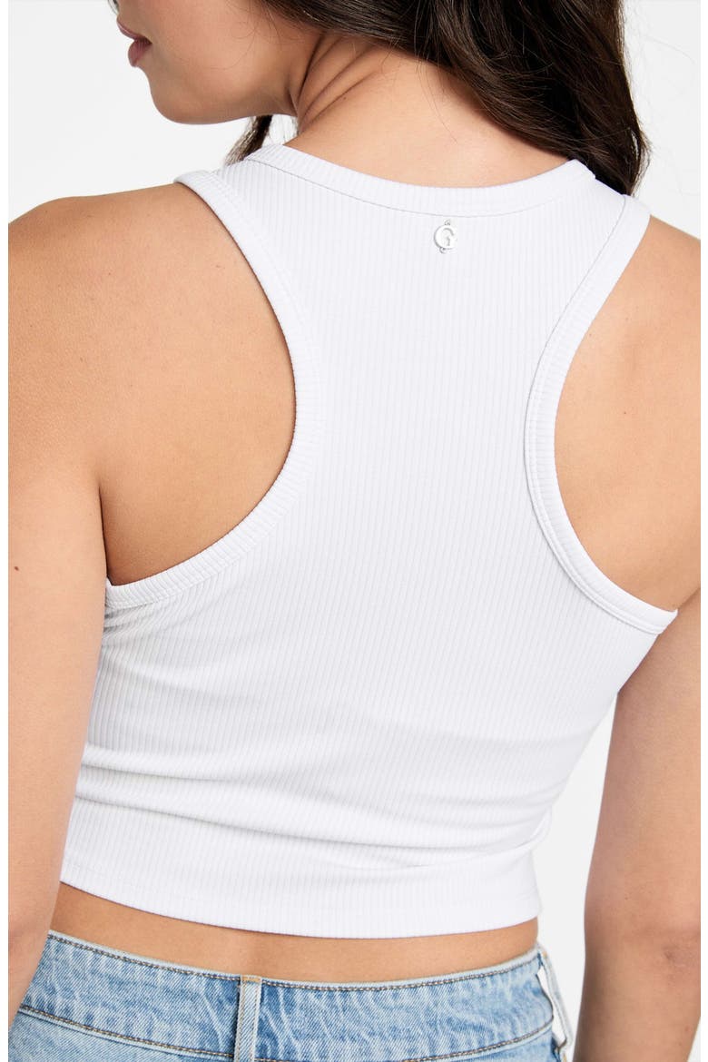 Minka Racerback Rib Tank, Alternate, color, PURE WHITE