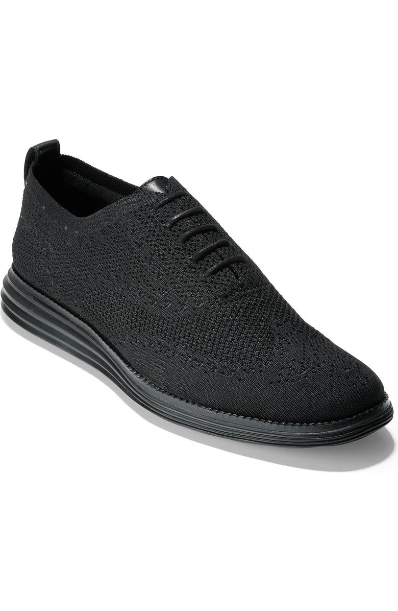 Cole Haan Original Grand Shortwing Oxford, Main, color, Black/Blac