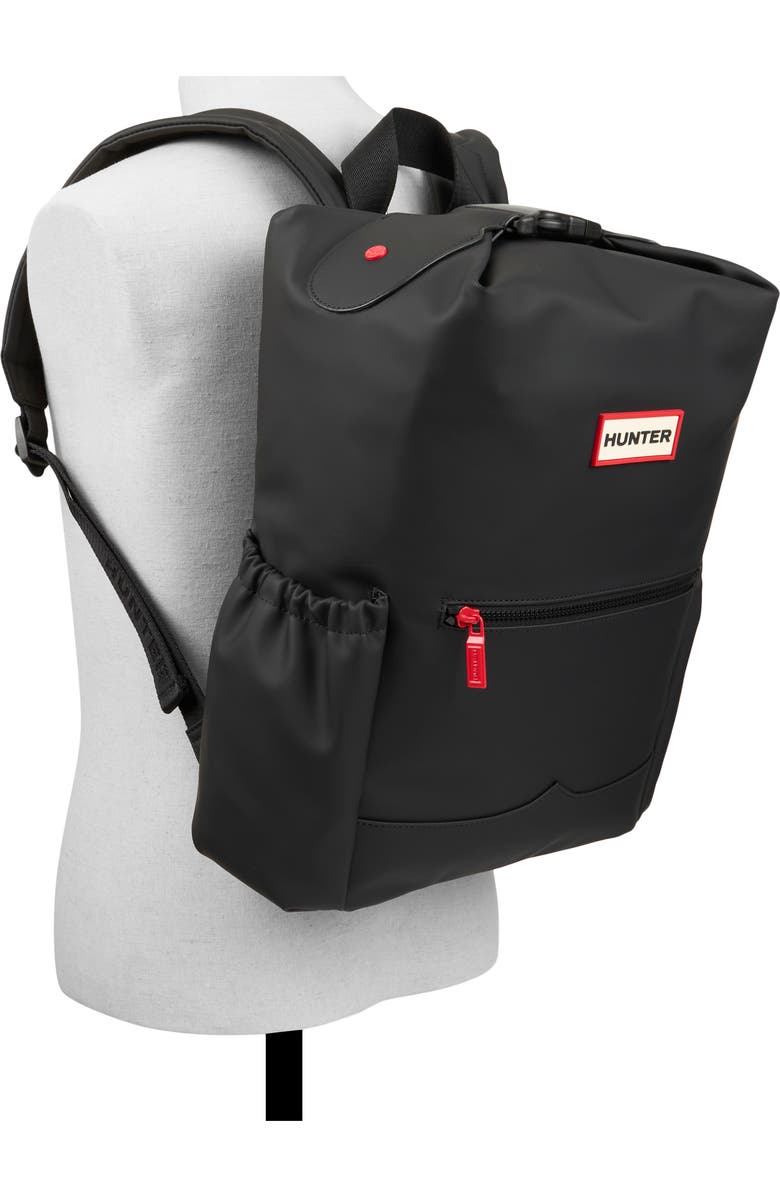 Hunter Top Clip Backpack, Alternate, color, Black