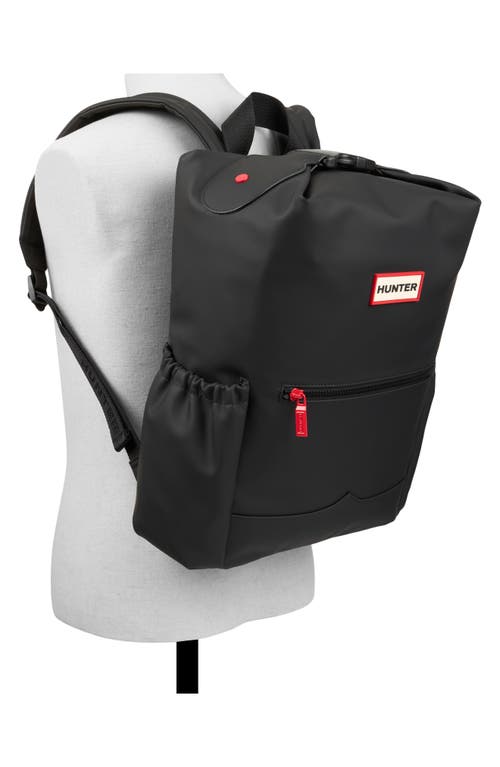 Hunter Top Clip Backpack In Black
