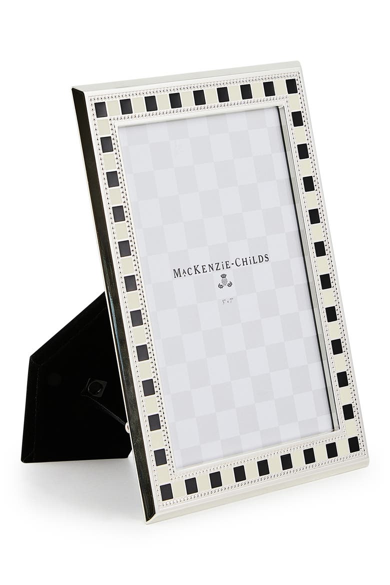 Celebrate Check 5 x 7-Inch Picture Frame, Alternate, color, BLACK