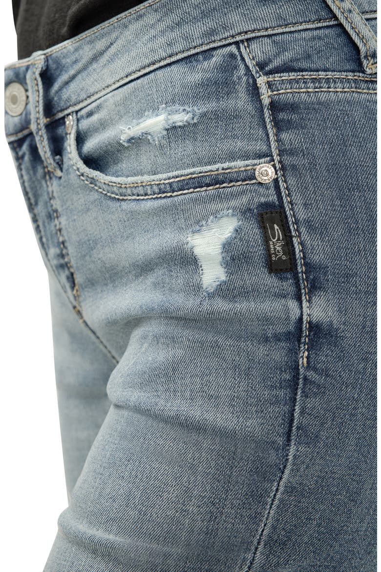 Suki Curvy Mid Rise Capri Jeans, Alternate, color, BELLE