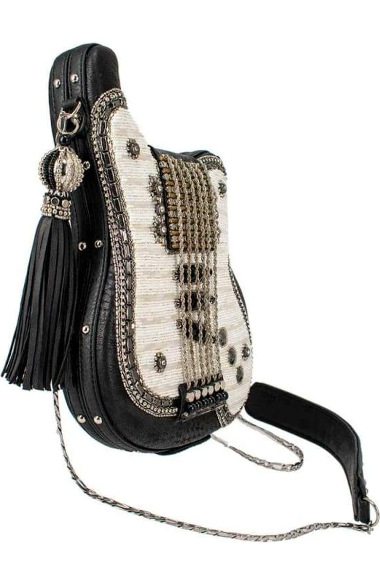 Mary Frances Accessories Greatest Hits Shoulder Handbag, Alternate, color, Black